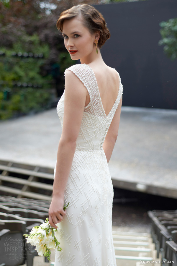 stephanie allin 2014 annie wedding dress back stephanie allin 2014 annie wedding dress back