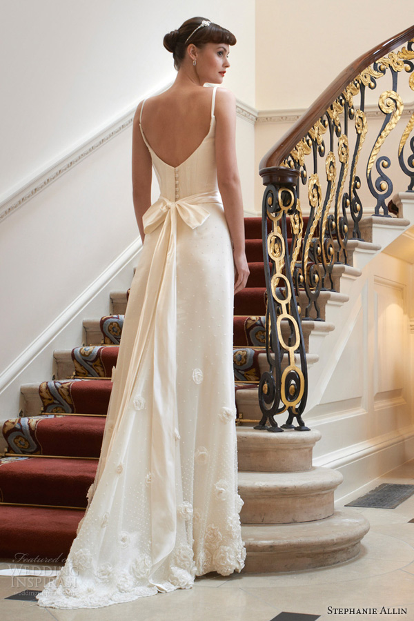 stephanie allin 2014 peony wedding dress with straps back train stephanie allin 2014 peony wedding dress with straps back train