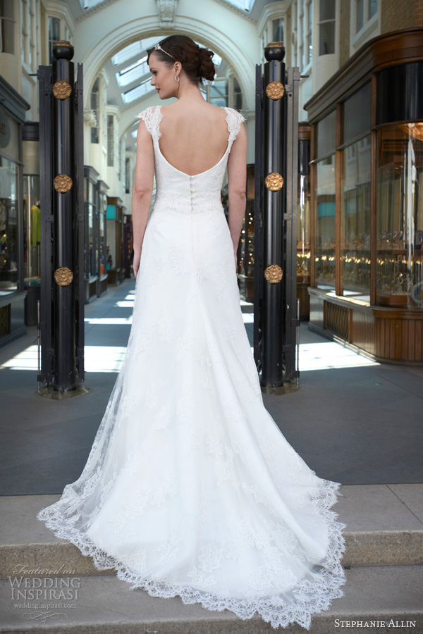 stephanie allin bridal 2014 eliza wedding dress straps back stephanie allin bridal 2014 eliza wedding dress straps back