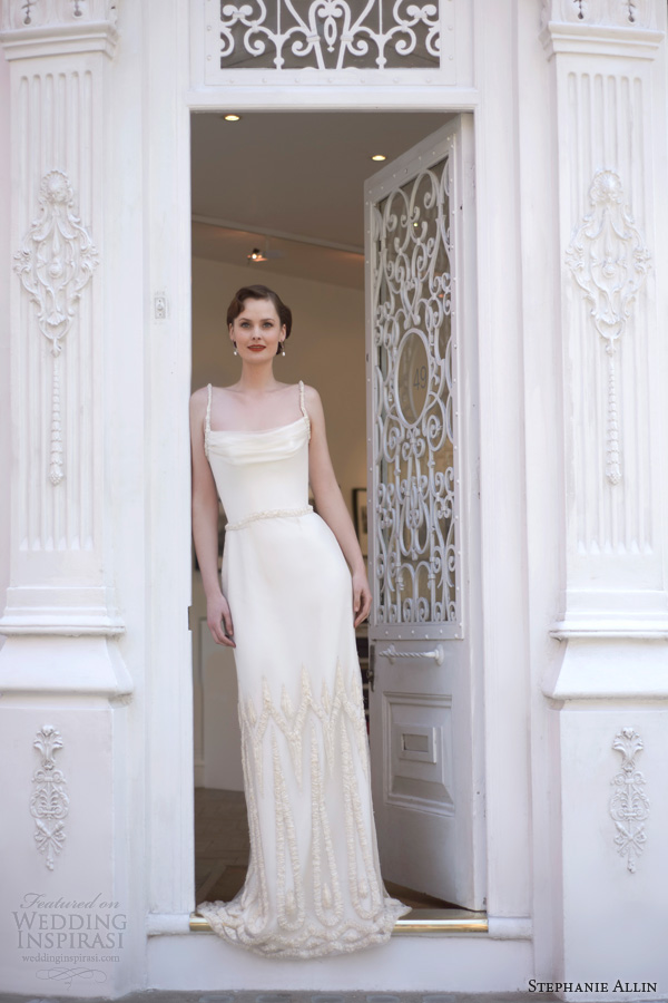 stephanie allin bridal 2014 paris wedding dress vintage style