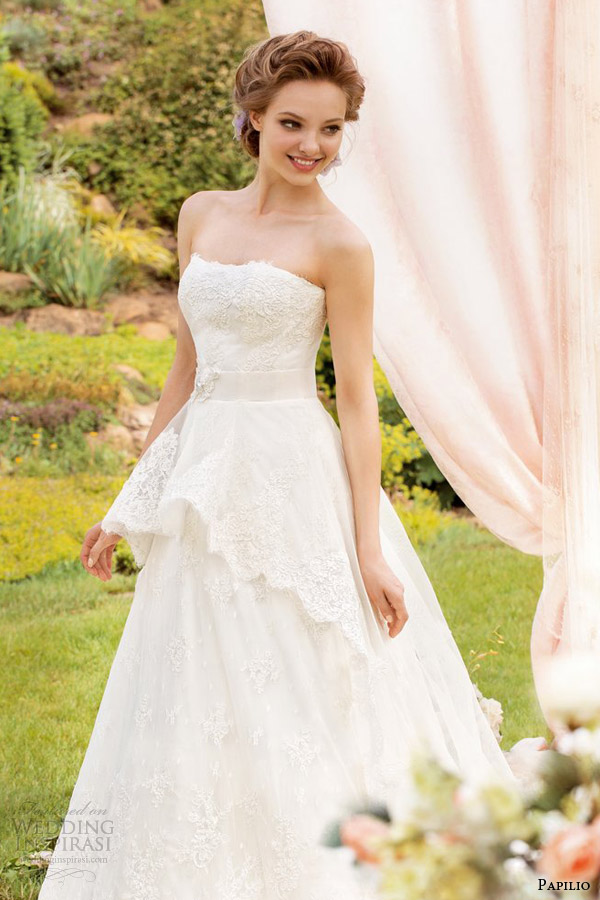 2014 papilio bridal collection sole mio delfina wedding dress