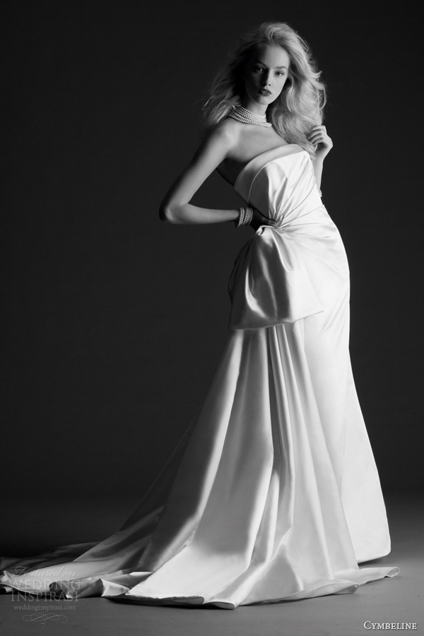 cymbeline 2014 bridal harwen strapless wedding dress