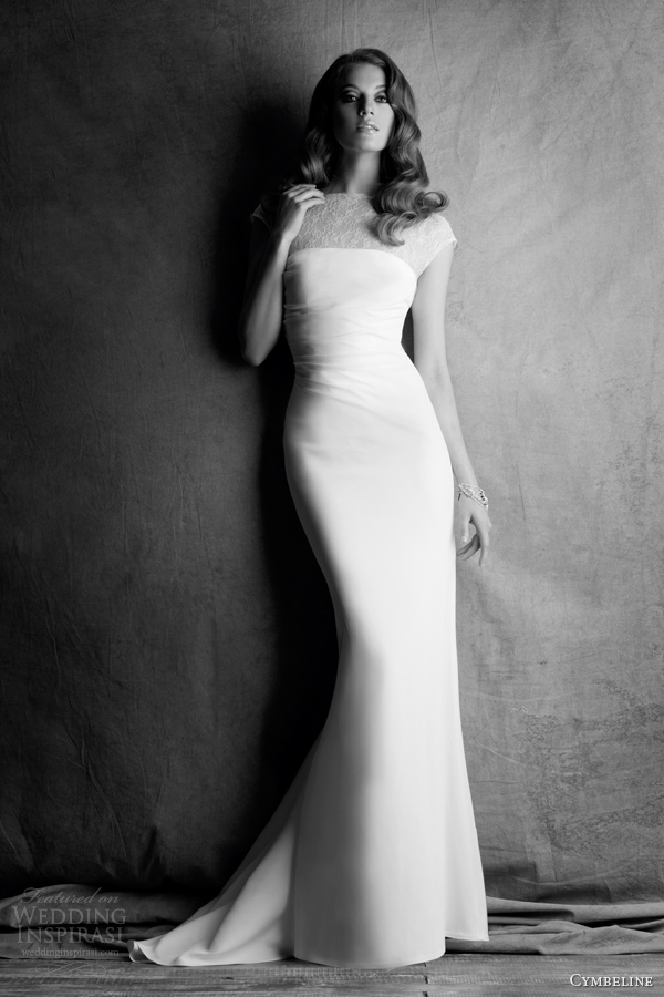 cymbeline paris je vous aime 2014 hinka cap sleeve wedding dress