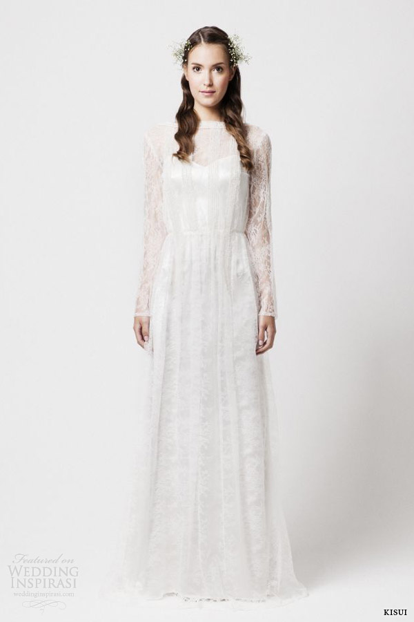 kisui 2014 aletta long sleeve lace wedding dress