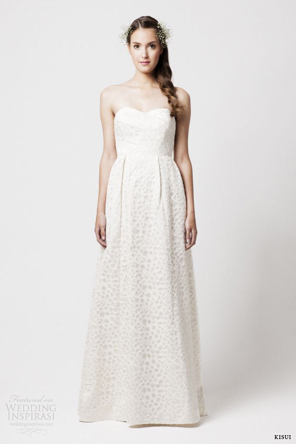 kisui berline brautkleider 2014 deva wedding dress strapless