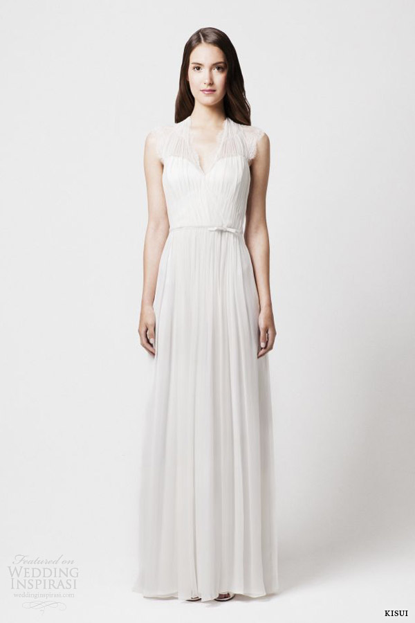 kisui brautkleider 2014 bridal lee cap sleeve wedding dress