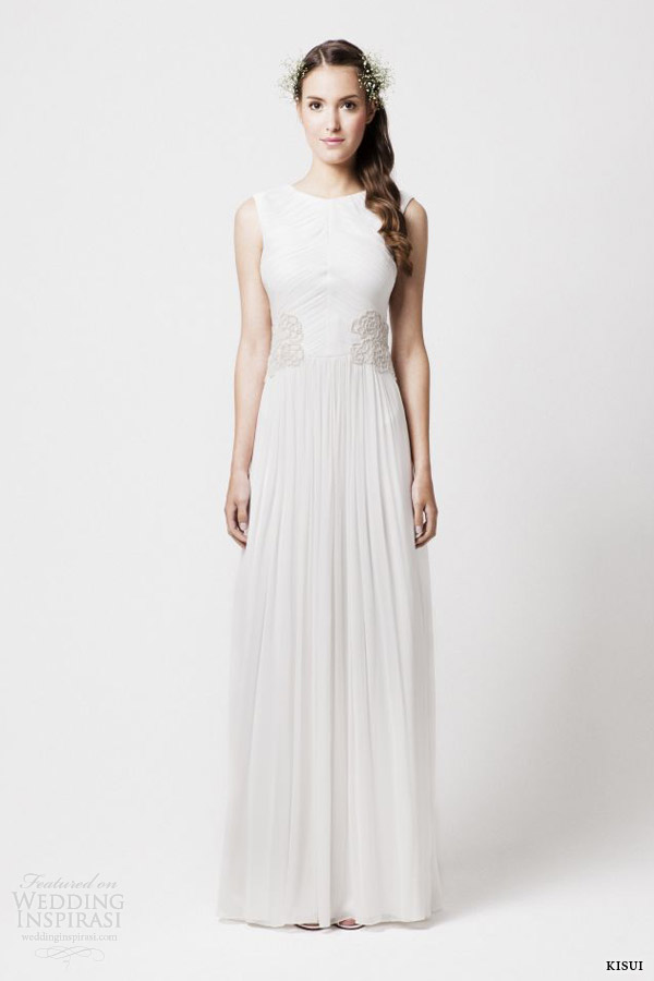 kisui brautmode berlin 2014 lana sleeveless wedding dress