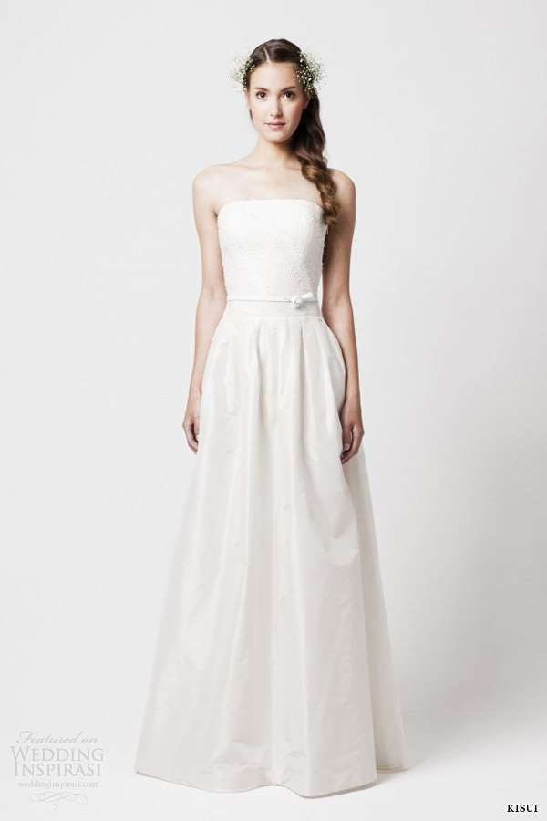 kisui wedding dresses 2014 linett strapless gown