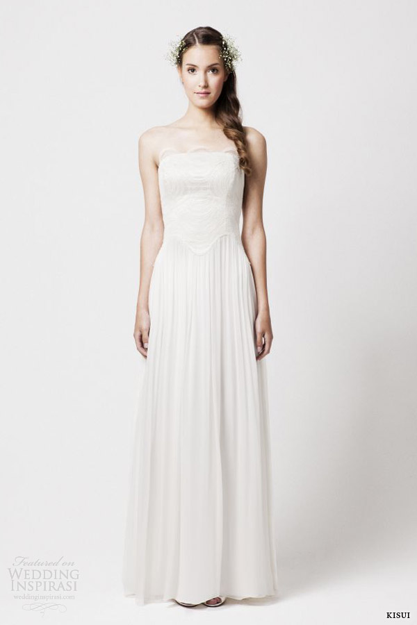 kisui wedding dresses 2014 mandisa strapless gown
