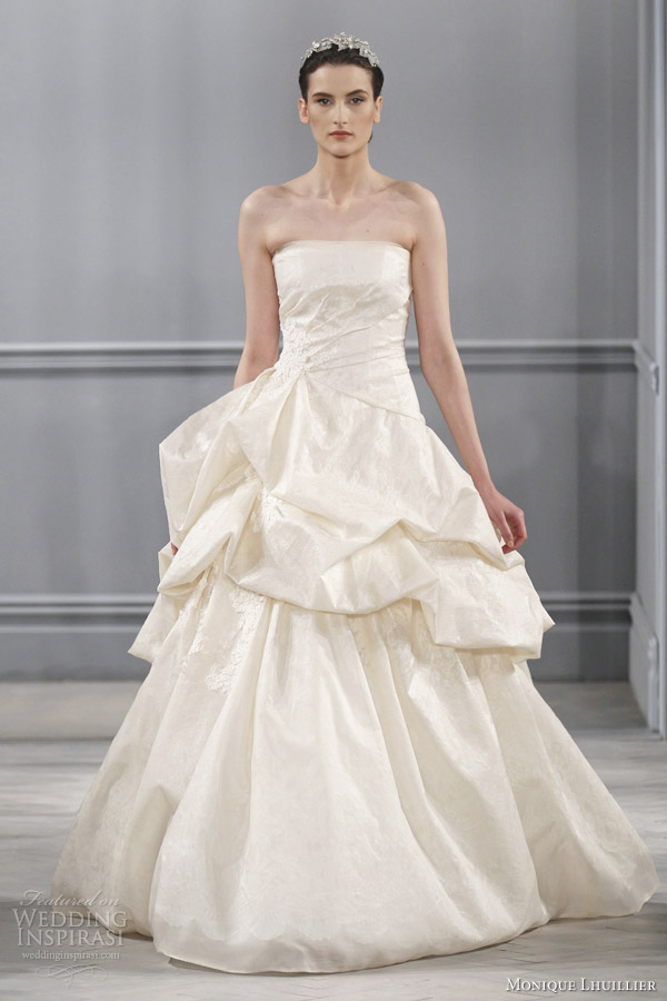 monique lhuillier bridal 2014 lucienne blush wedding dress