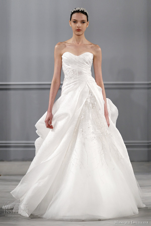 Monique Lhuillier Spring 2014 Wedding Dresses | Wedding Inspirasi | Page 2