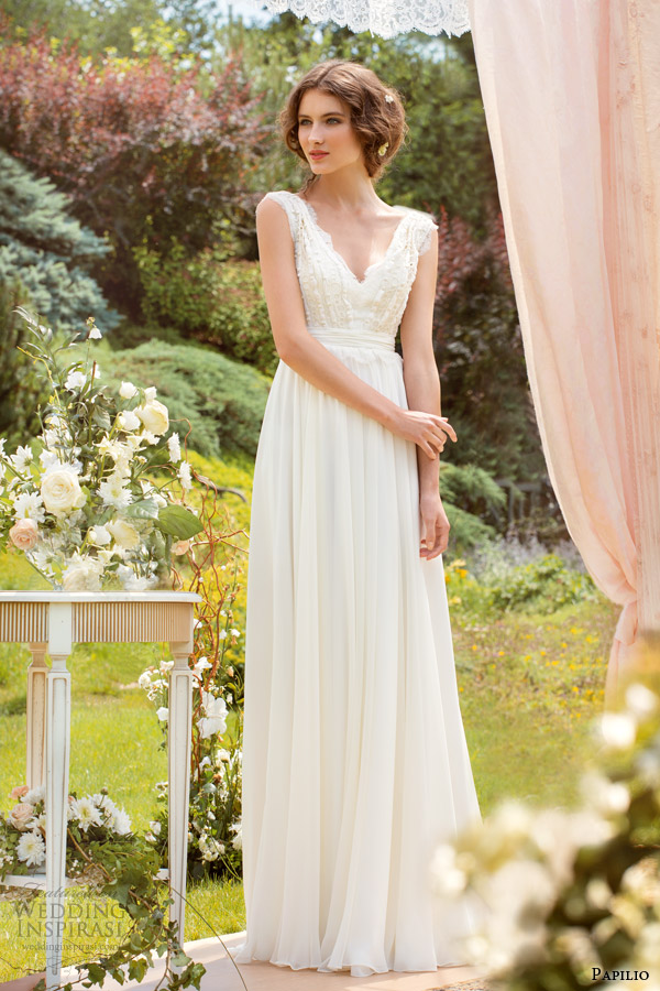 papilio wedding dresses 2014 ornella sleeveless gown