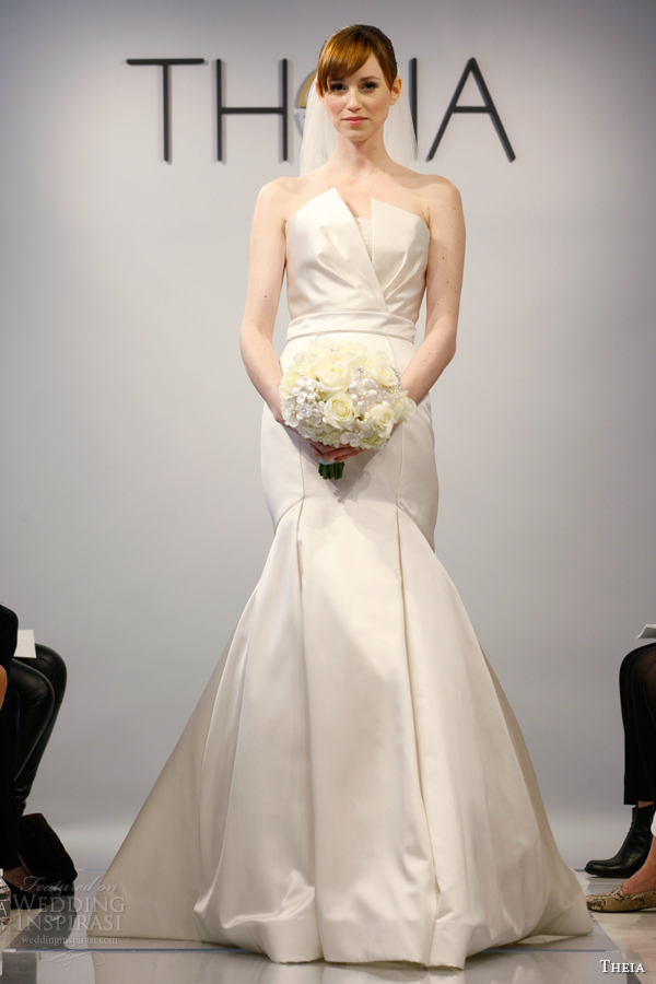 theia wedding dresses spring 2014 style 890067 strapless