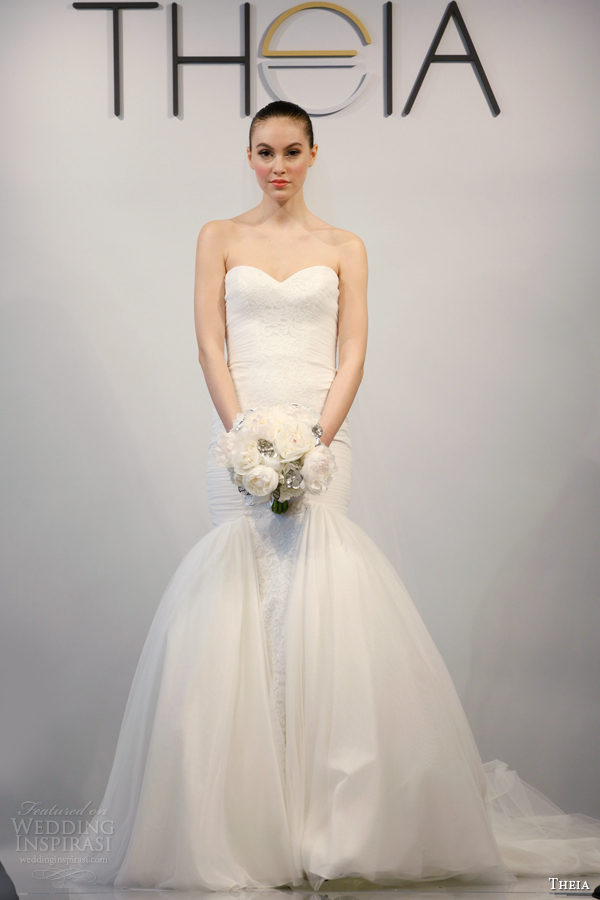 theia wedding dresses spring 2014 style 890069 strapless