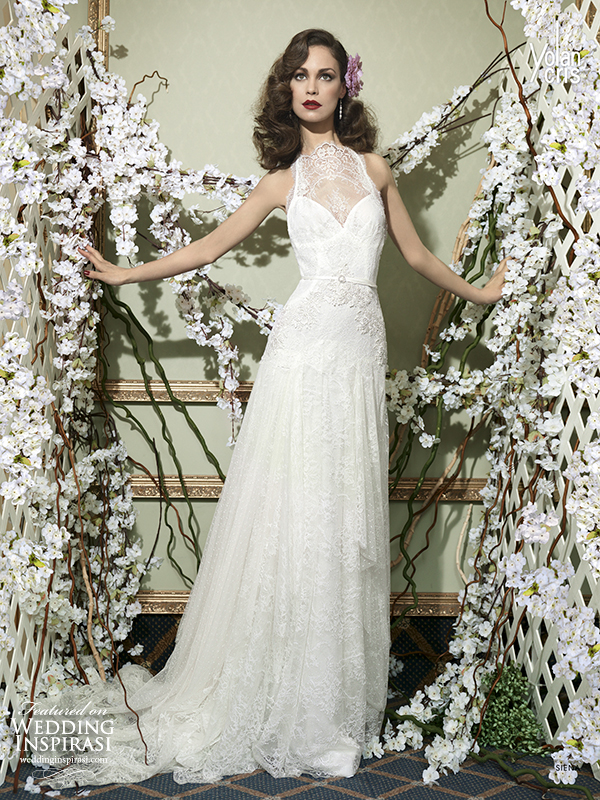 yolan cris wedding gown 2014 siena romantic vintage