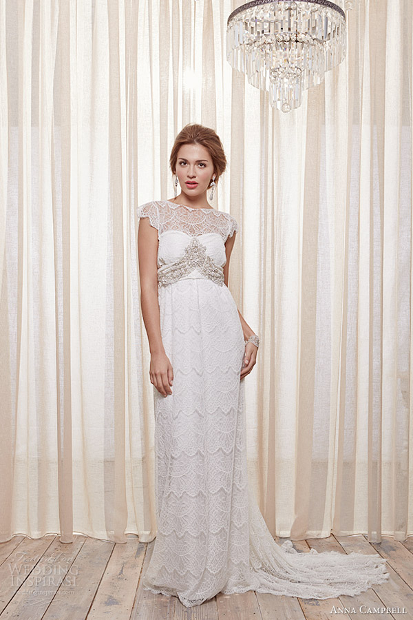 anna campbell 2013 2014 isobelle cap sleeve wedding dress