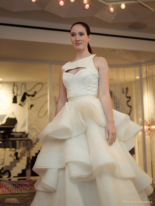 della giovanna bridal fall 2014 runway dylan corset ryden skirt