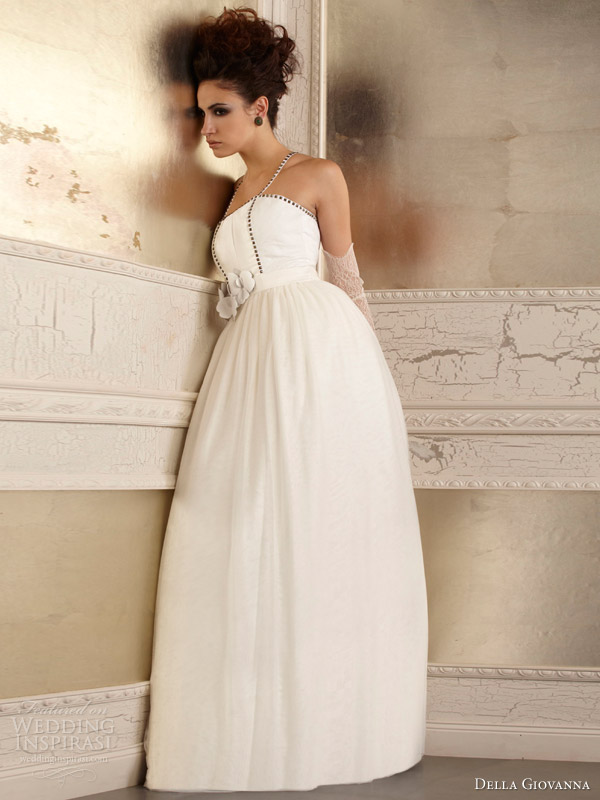 della giovanna weddng dresses fall 2014 ball gown studded straps