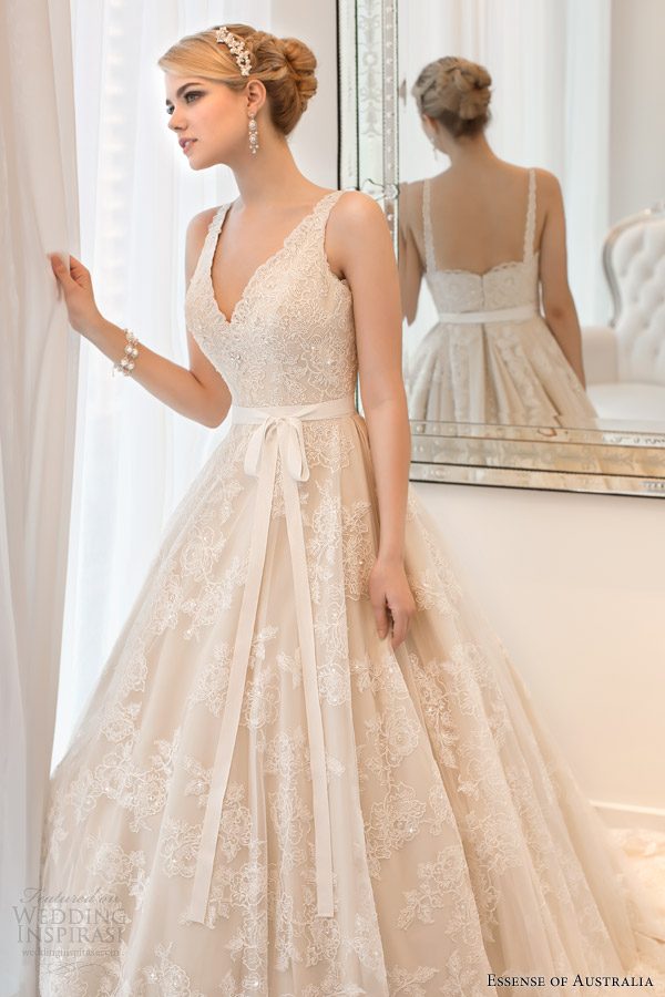 essense of australia 2014 sleeveless wedding dress style 1526