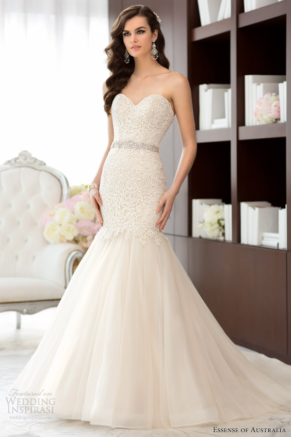 essense of australia 2014 strapless gown style 1431