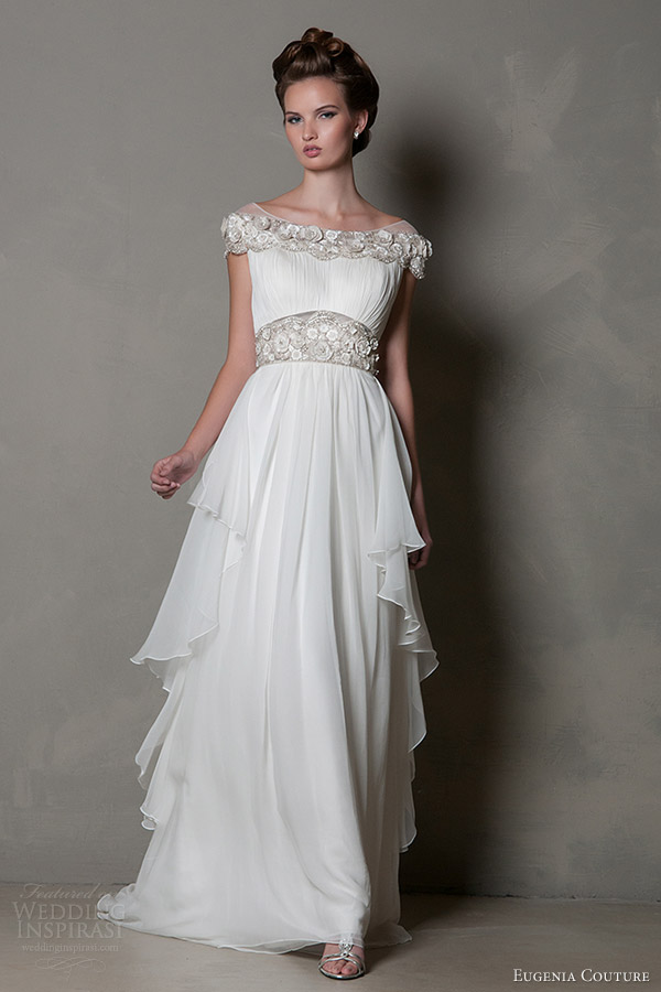 eugenia bridal wedding dresses 2014 penelope cap sleeve gown