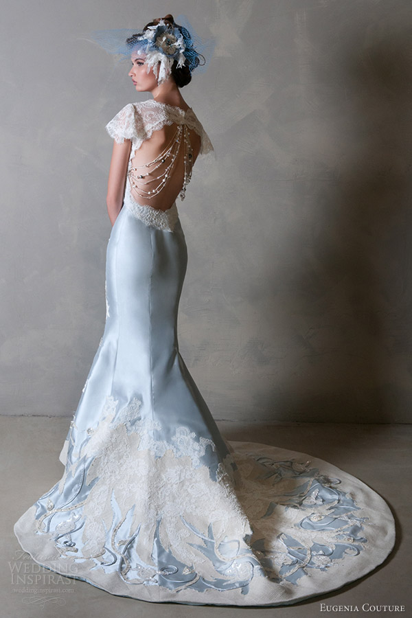 eugenia couture 2014  appolonia blue wedding dress