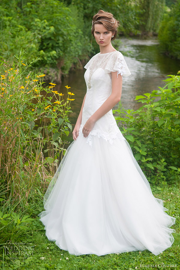 eugenia couture bridal 2014 eloise flutter wedding dress