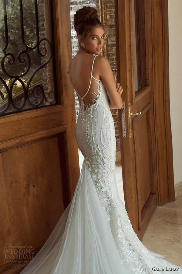 galia lahav 2014 empress deck zoe wedding dress back view close up