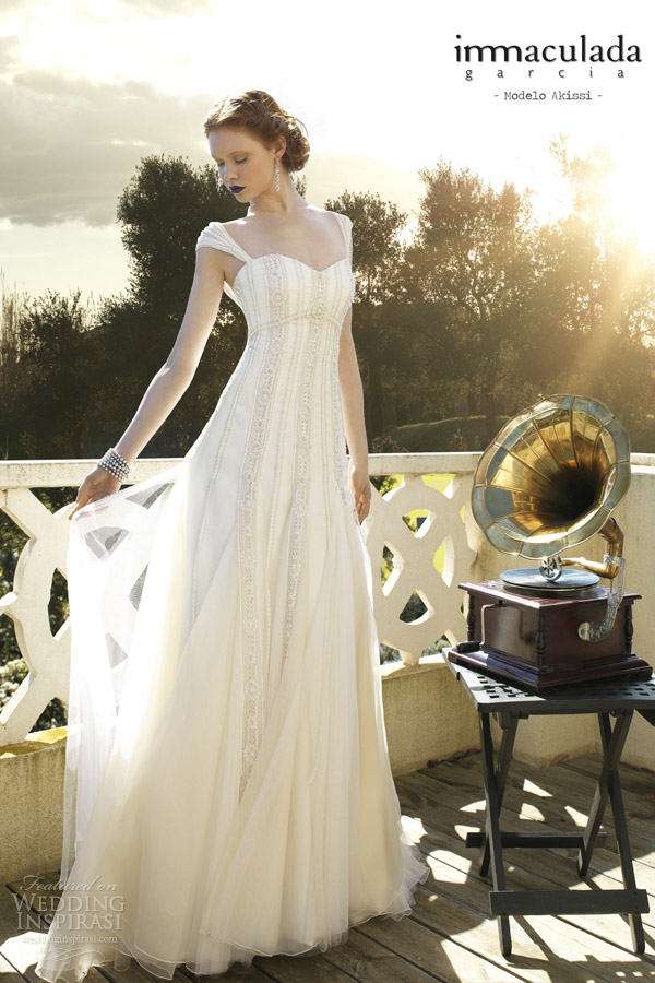 inmaculada garcia 2014 akissi wedding dress