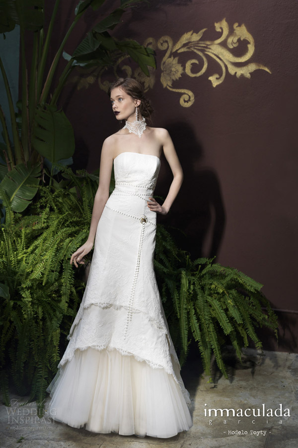 inmaculada garcia 2014 toyty wedding dress