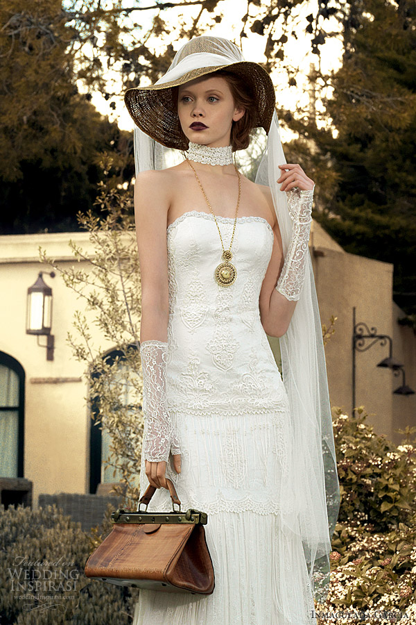 inmaculada garcia novias 2014 shanna wedding dress close up