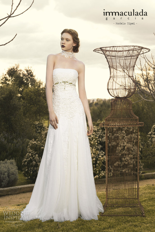 inmaculada garcia wedding dresses 2014 tipei bridal gown
