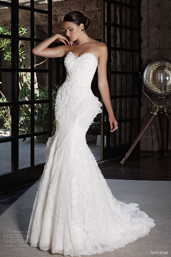 intuzuri bridal 2014 bliss strapless wedding dress