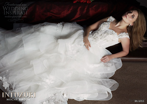 intuzuri mischa barton 2014 bridal blaise wedding dress