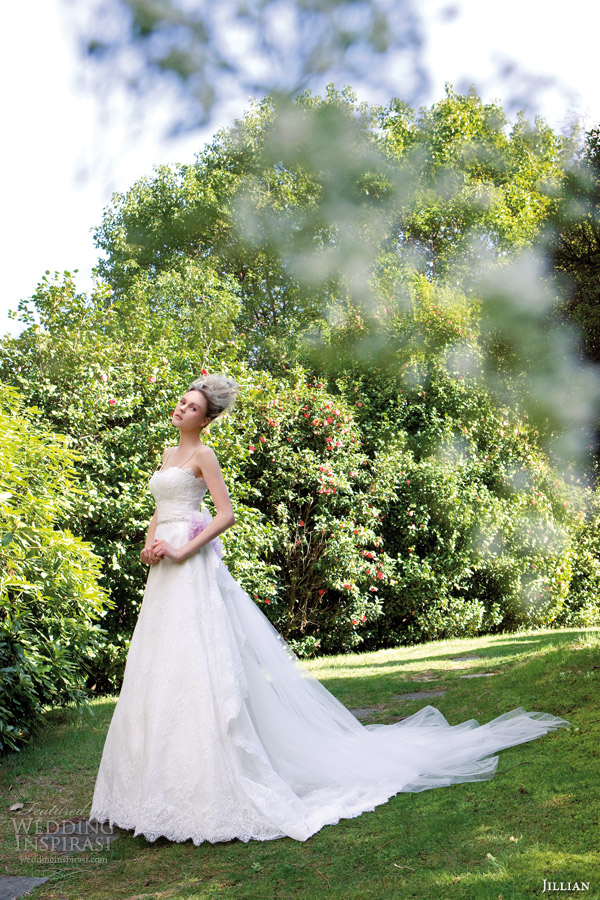 jillian sposa 2014 azalea collection strapless wedding dress style 95808 front