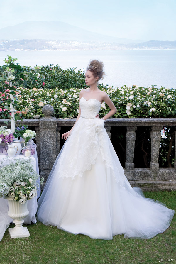 jillian sposa 2014 azalea collection strapless wedding dress style 95816