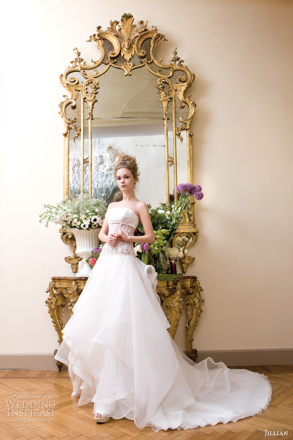 jillian sposa 2014 strapless weddnig gown style 95825