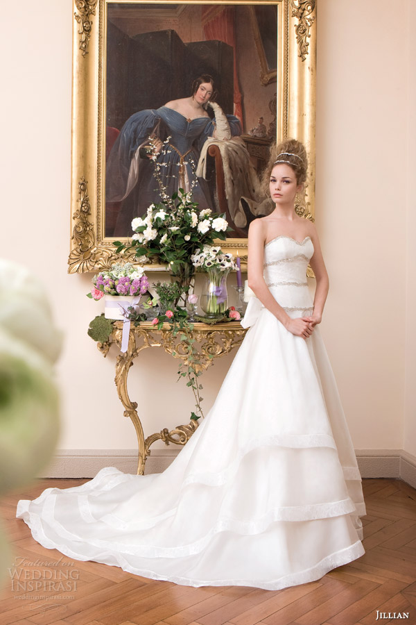jillian sposa wedding dress 2014 strapless gown style 95810