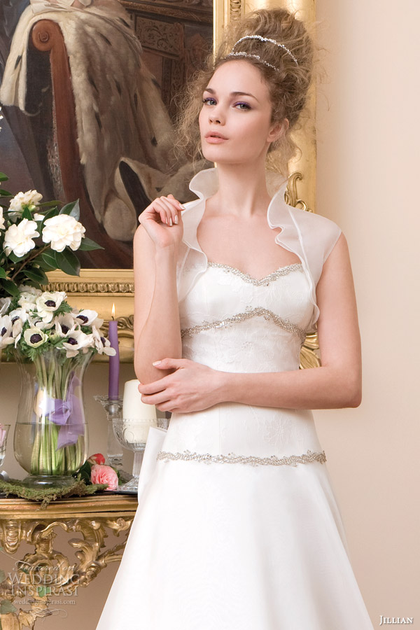 jillian sposa wedding dress 2014 strapless gown style cap sleeve bolero 95810