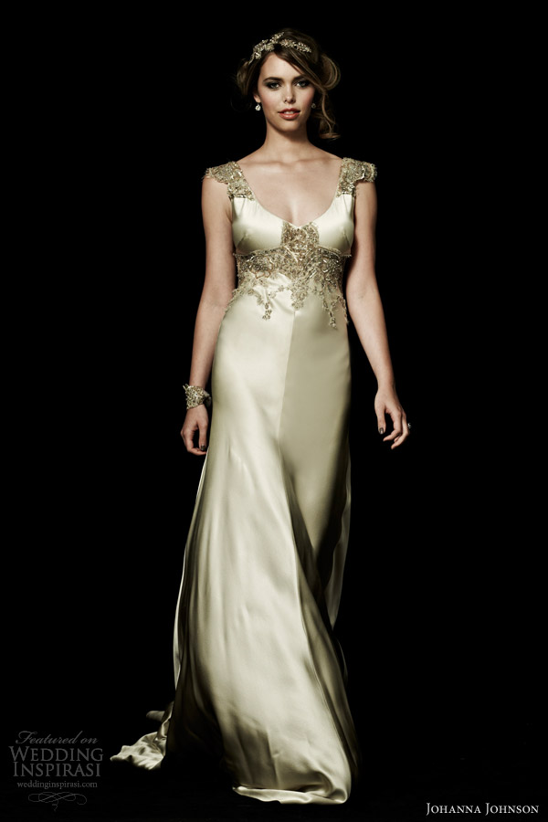 johanna johnson wedding dresses hero collection satine cap sleeve gown