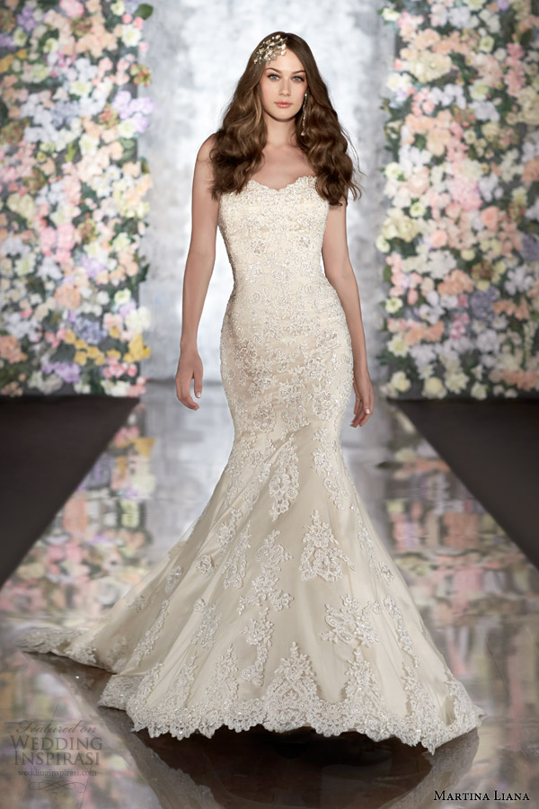 martina liana 2014 strapless wedding dress style 500