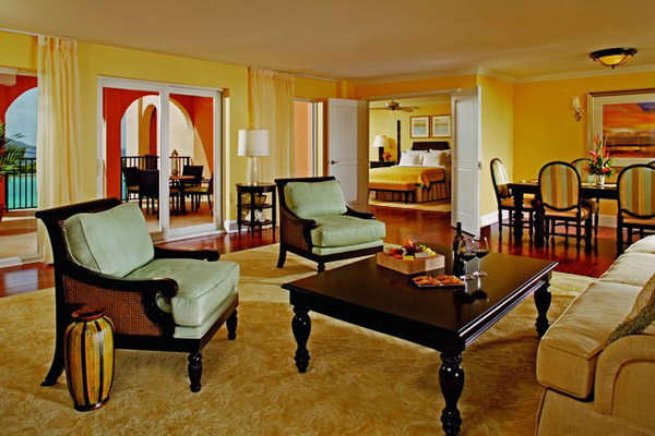 The Ritz-Carlton, St. Thomas - beach destination wedding venue, guestrooms and suites (The Ritz-Carlton Suite, ocean view with private terrace)