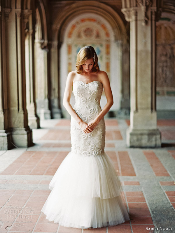 sareh nouri bridal fall 2014 delphine strapless wedding dress sareh nouri bridal fall 2014 delphine strapless wedding dress