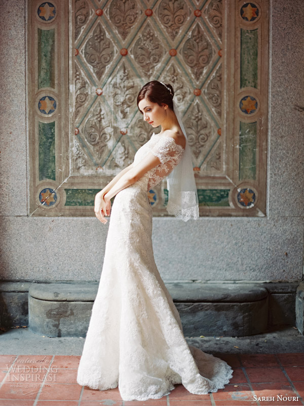 sareh nouri wedding dresses fall 2014 bridal clara off shoulder gown sareh nouri wedding dresses fall 2014 bridal clara off shoulder gown