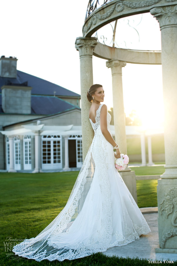 stella york bridal 2014 sleeveless wedding dress style 5786