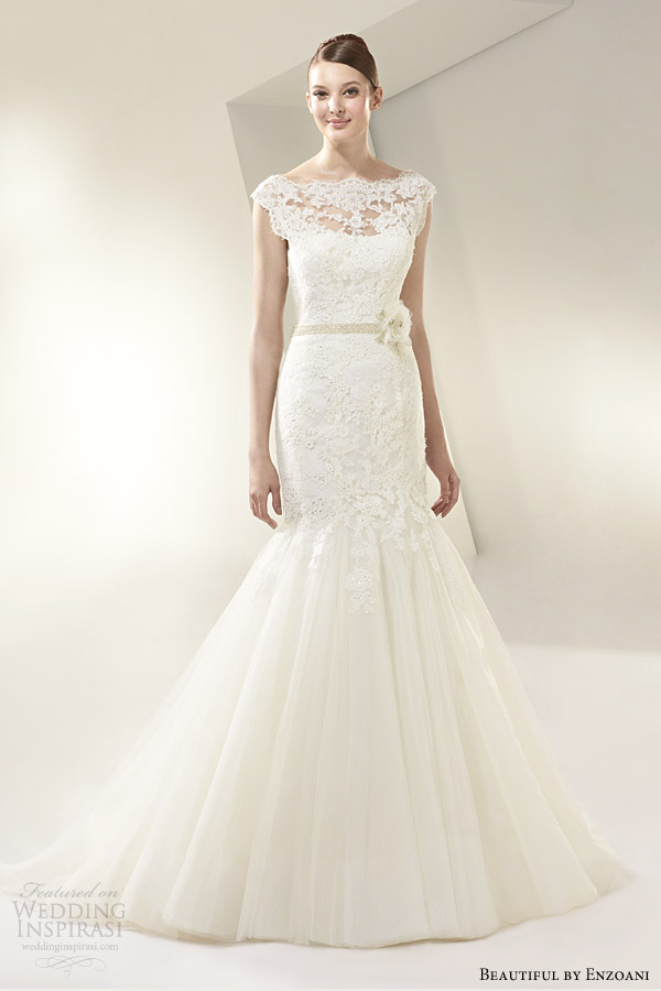 beautiful by enzoani 2014 cap sleeve wedding dress style bt14 13