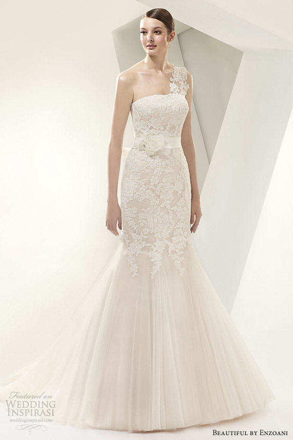 beautiful by enzoani 2014 one shoulder wedding dress style bt14 14