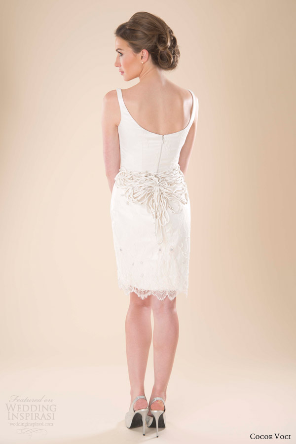 cocoe voci spring 2014 lola short wedding dress 