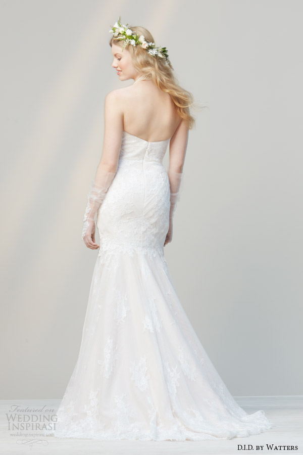 d i d by watters wedding dresses spring 2014 strapless gown style 52921 whitney back