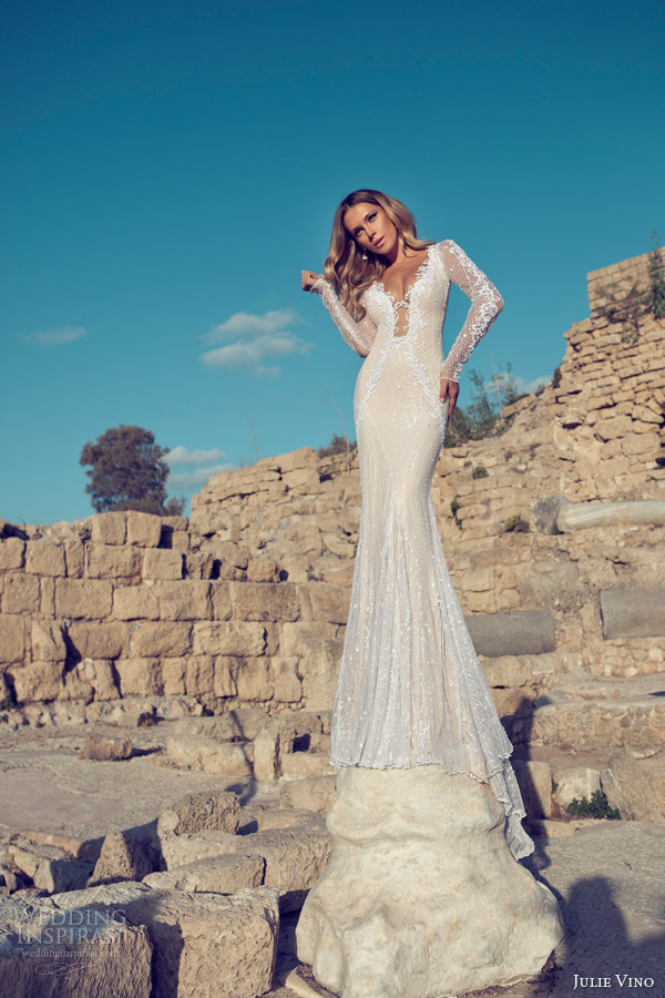 julie vino 2014 bridal long sleeve sexy wedding dress julie vino 2014 bridal long sleeve sexy wedding dress